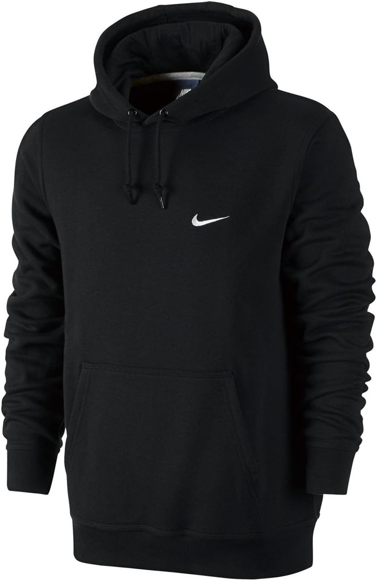 Nike Club Pull Over Hoodie Dark Grey/White 611457-063 Size