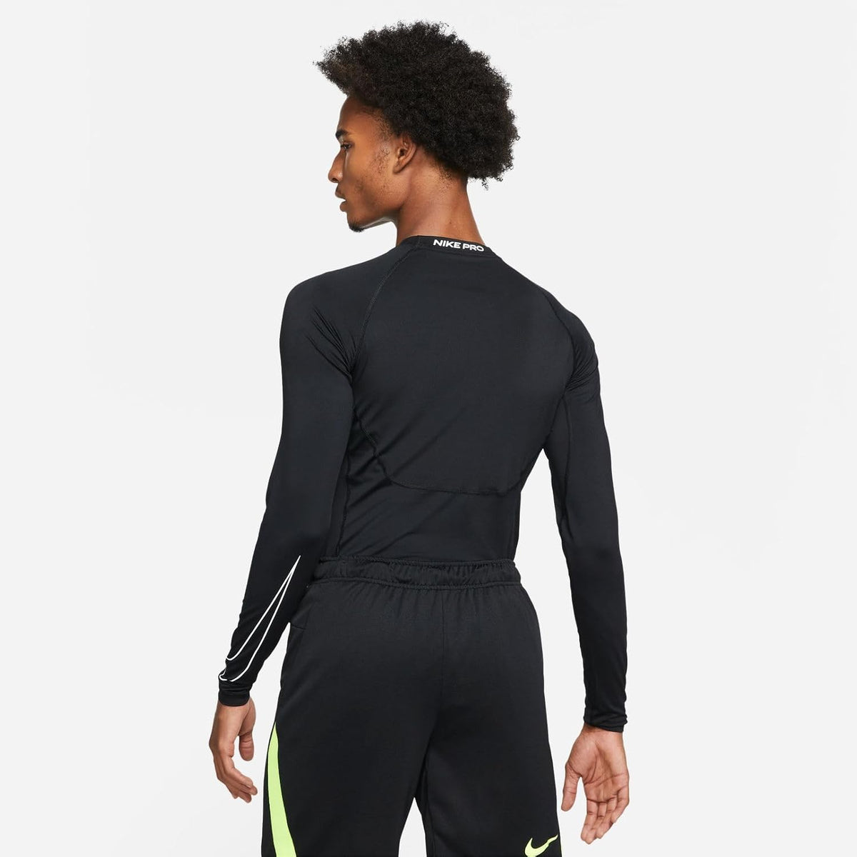 Nike Pro Dri Fit Slim Fit Long Sleeve Top Xx Large Black