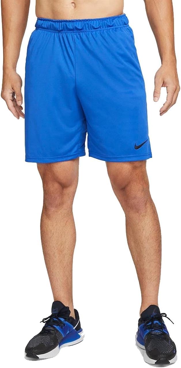 Nike DF Knit Short 6.0 Training Shorts, Royal/Black