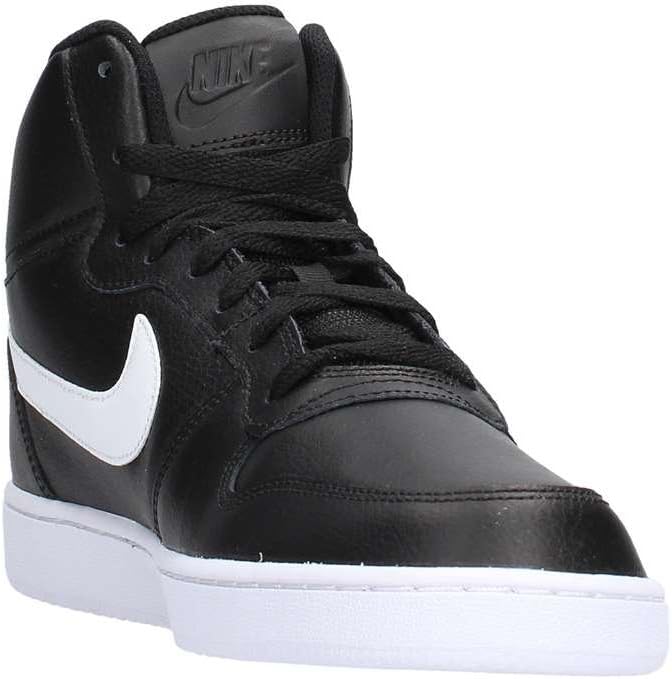 Nike Ebernon Mid Trainers Black/White - 7 - High Top