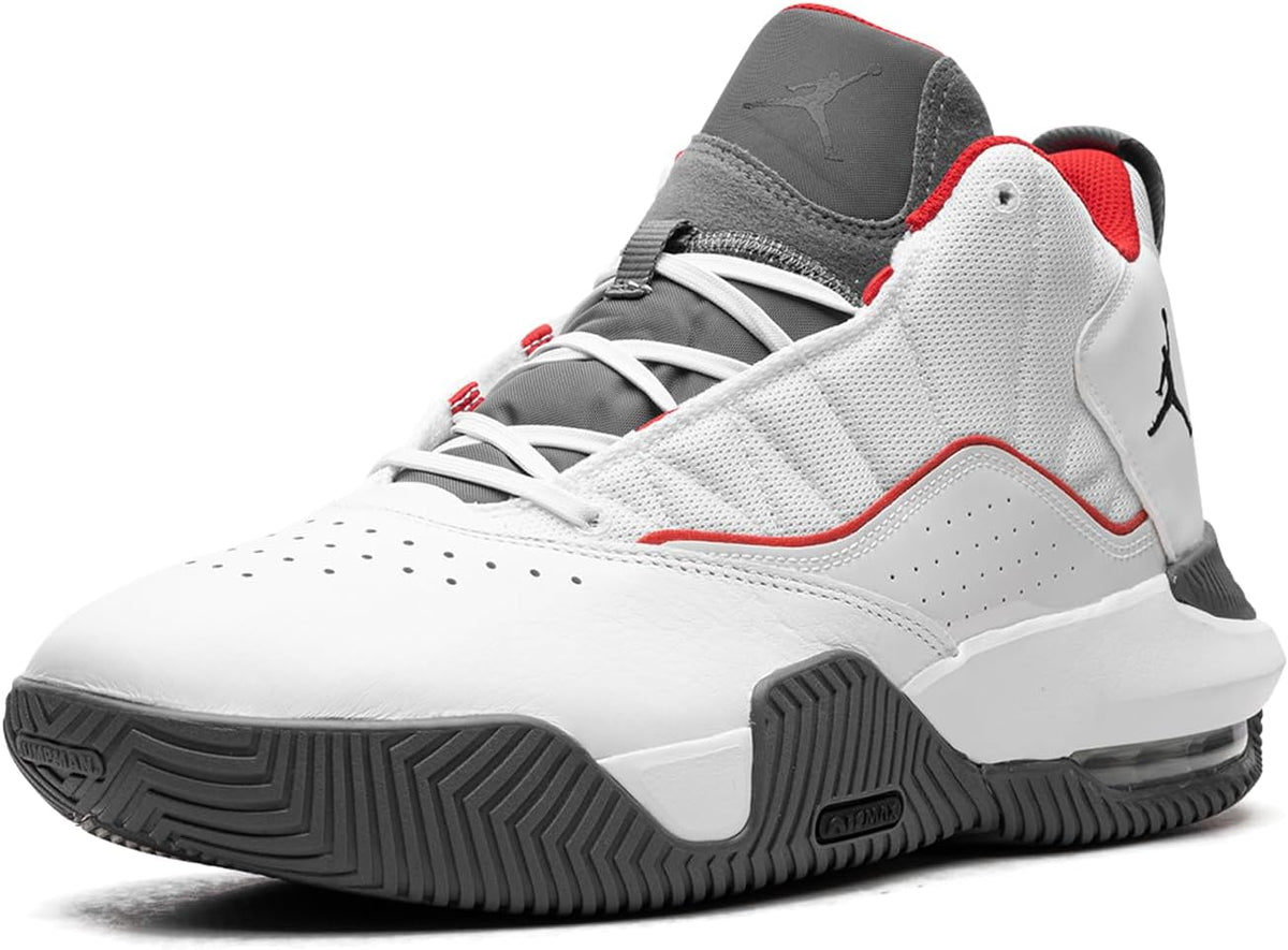 Jordan Stay Loyal White University Red
