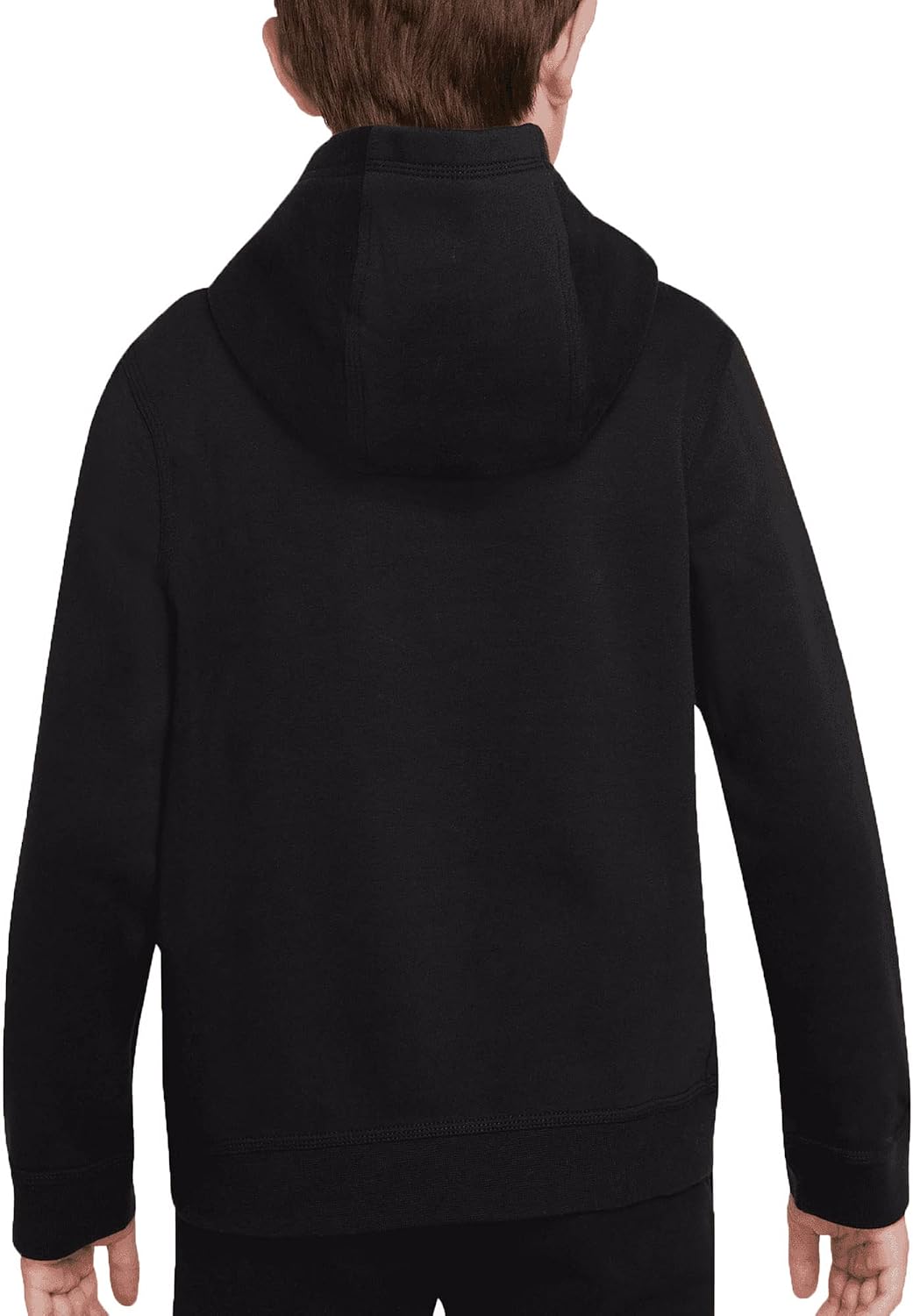 Nike Sportswear Club+ Hbr Pullover Hoodie Extended Plus Sizes (as1, alpha, m, regular, Black/White/White)