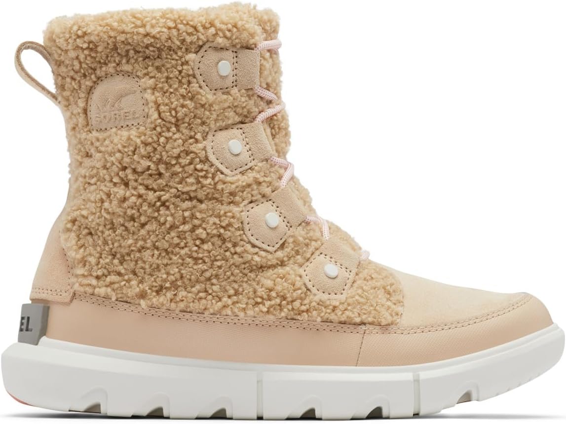 SOREL Explorer II Joan Cozy Boot - Nova Sand, Sea Salt -