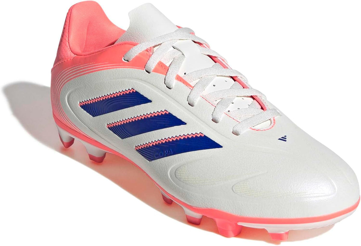Adidas Copa Club Pure 3 Firm Ground/Multi Ground, Off White/Lucid Blue/Signal Coral