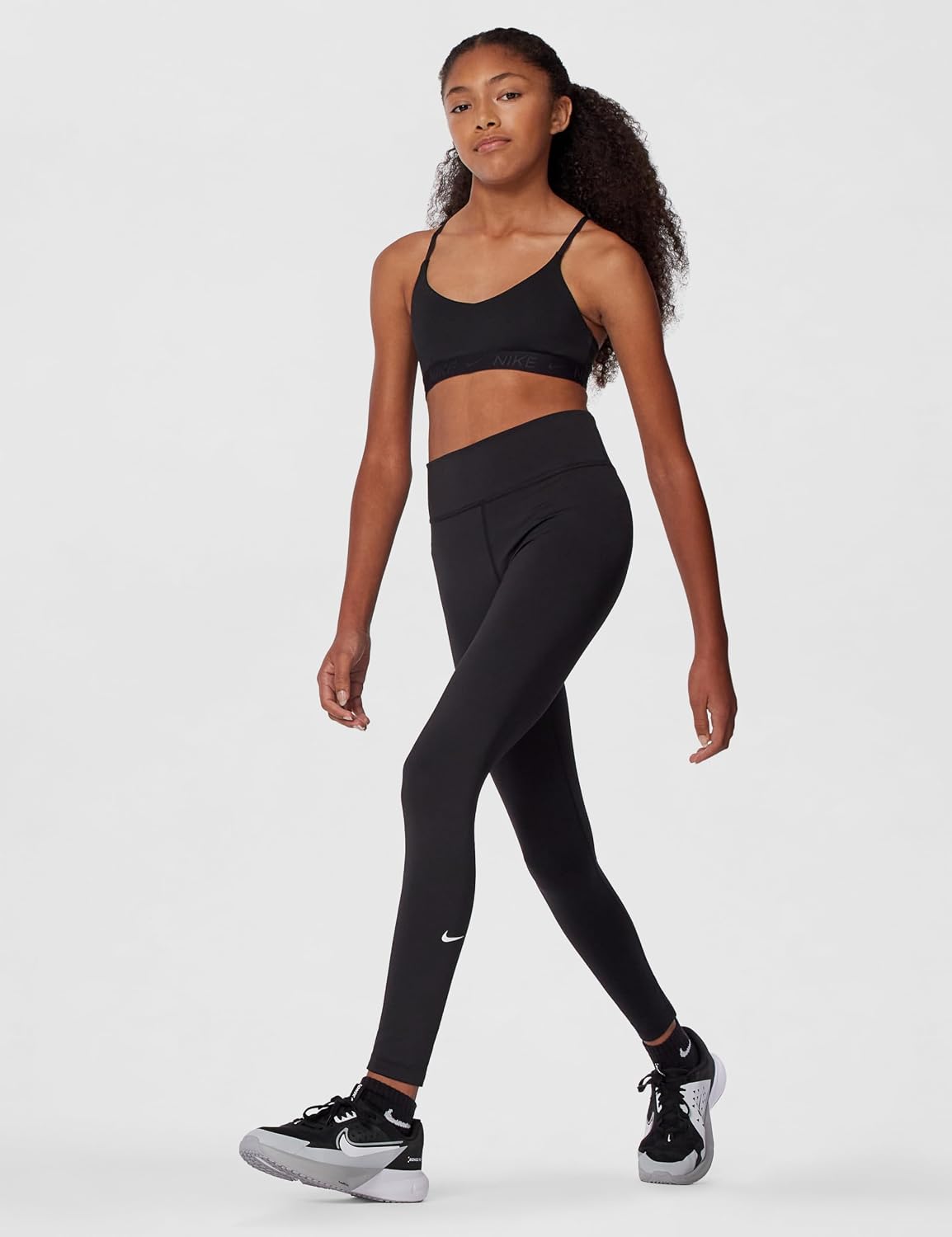 Nike Dri-Fit One Leggings, Black/White