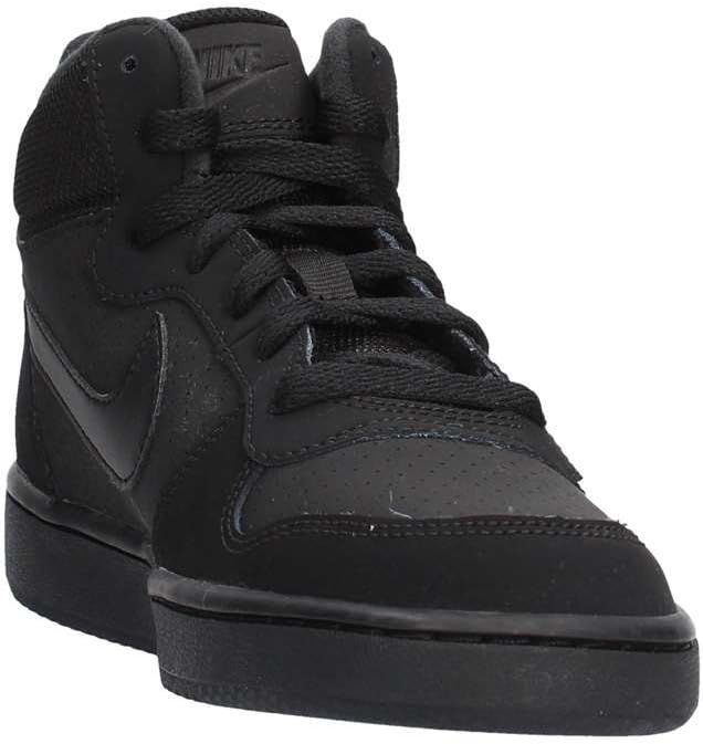 Nike s Court Borough Mid Black Nubuck