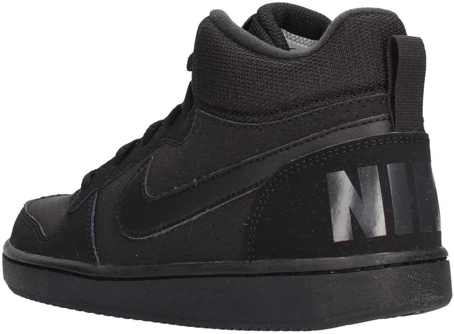 Nike s Court Borough Mid Black Nubuck