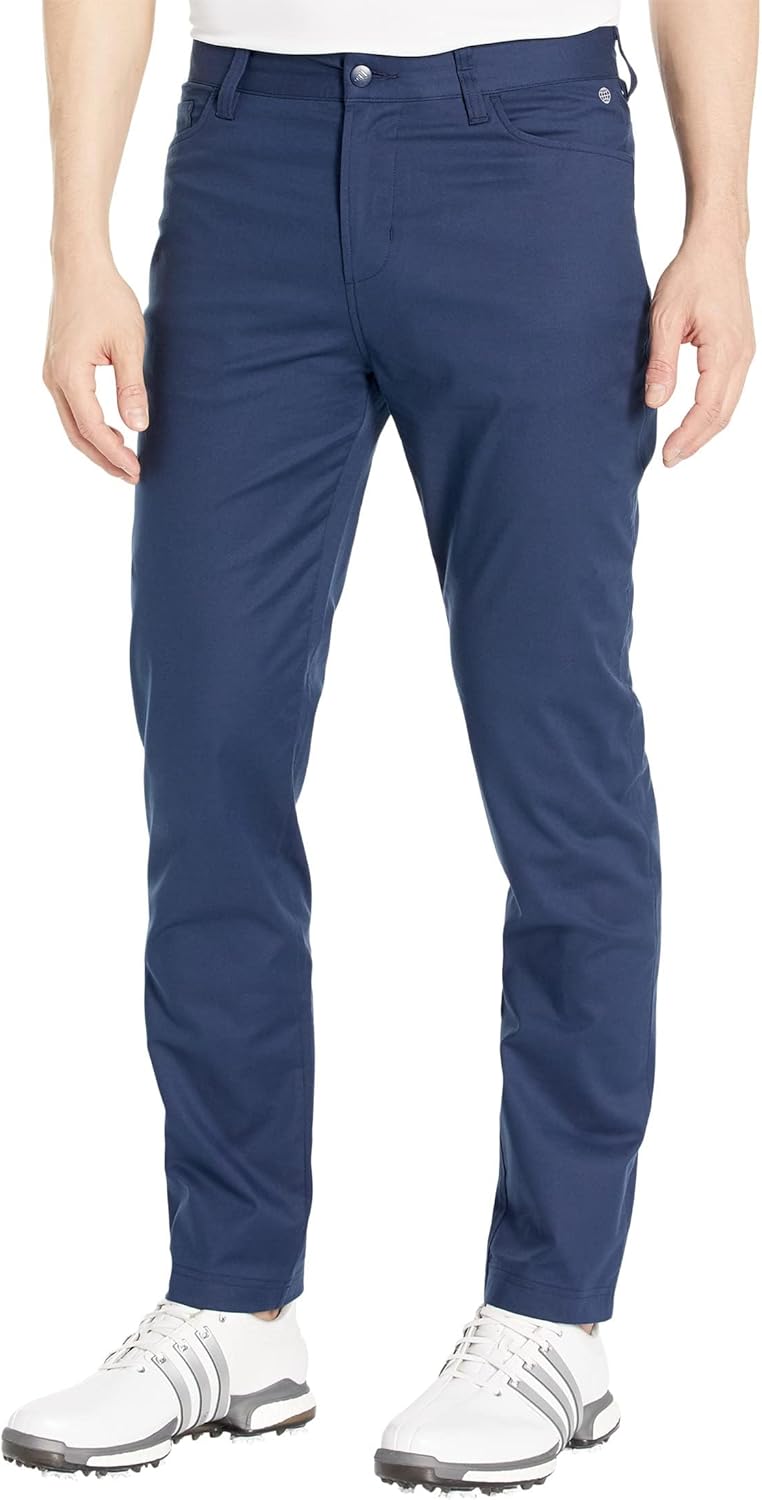 Adidas Go-to 5-Pocket Tapered Fit Golf Pants, Collegiate Navy, 40W