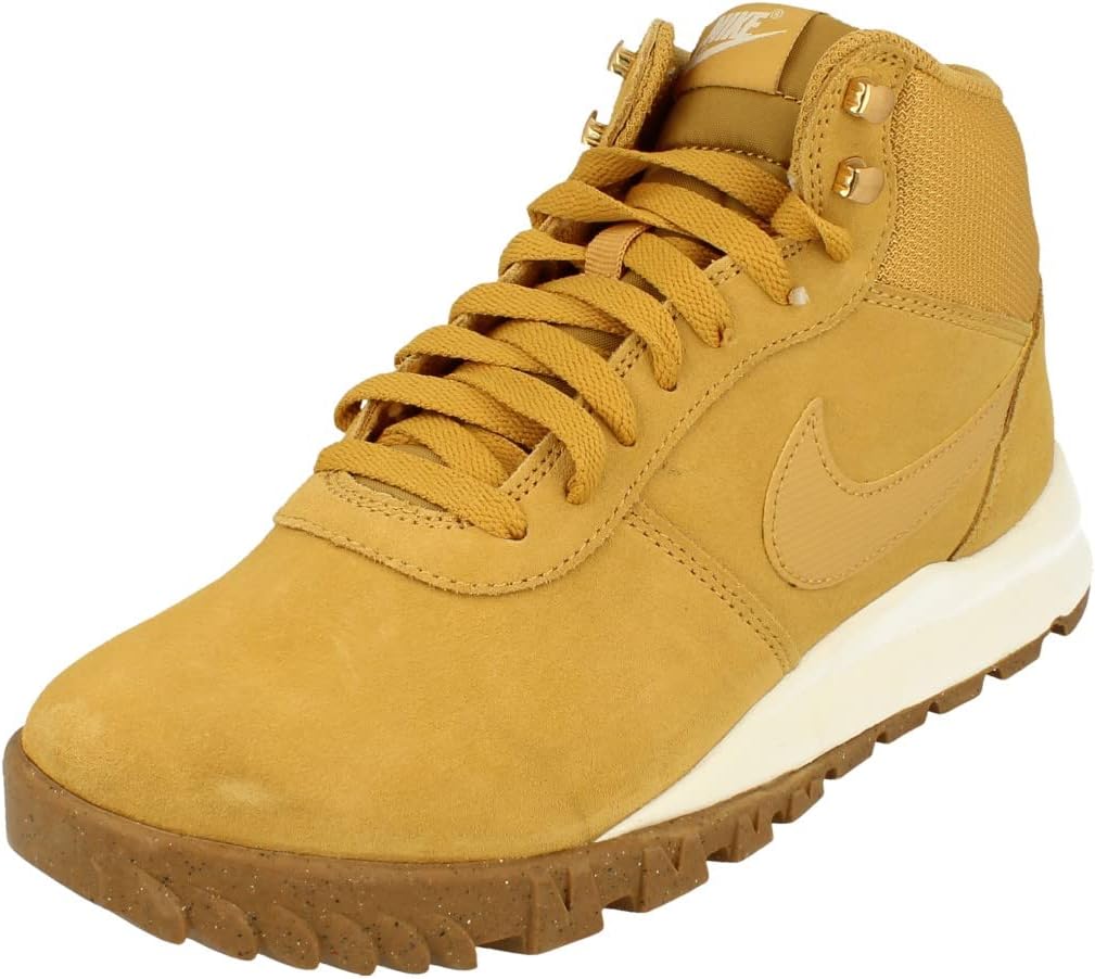 Nike Hoodland Suede Trainers 654888 Boots Shoes, Haystack Sail Gum Light Brown