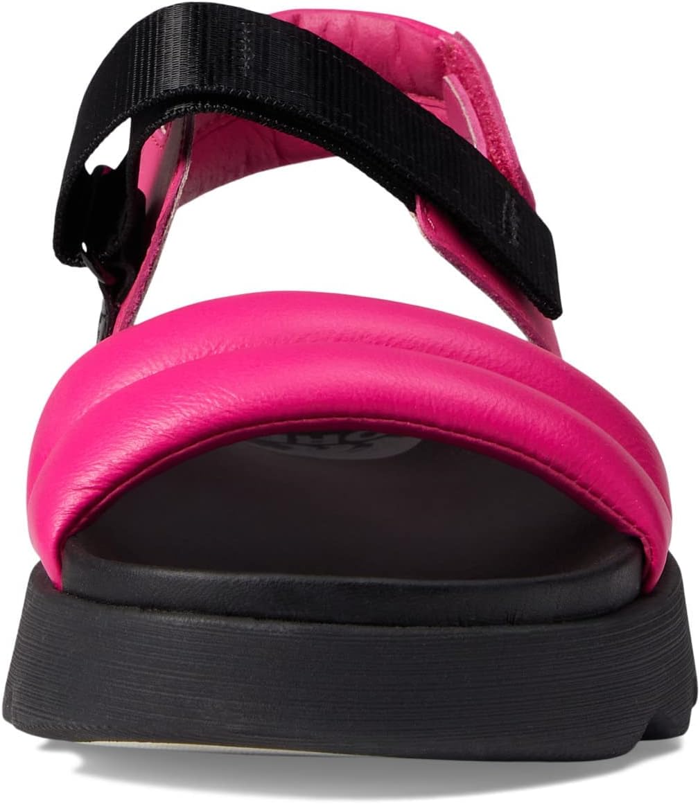SOREL Viibe Sandals - Fuchsia Fizz, Black -