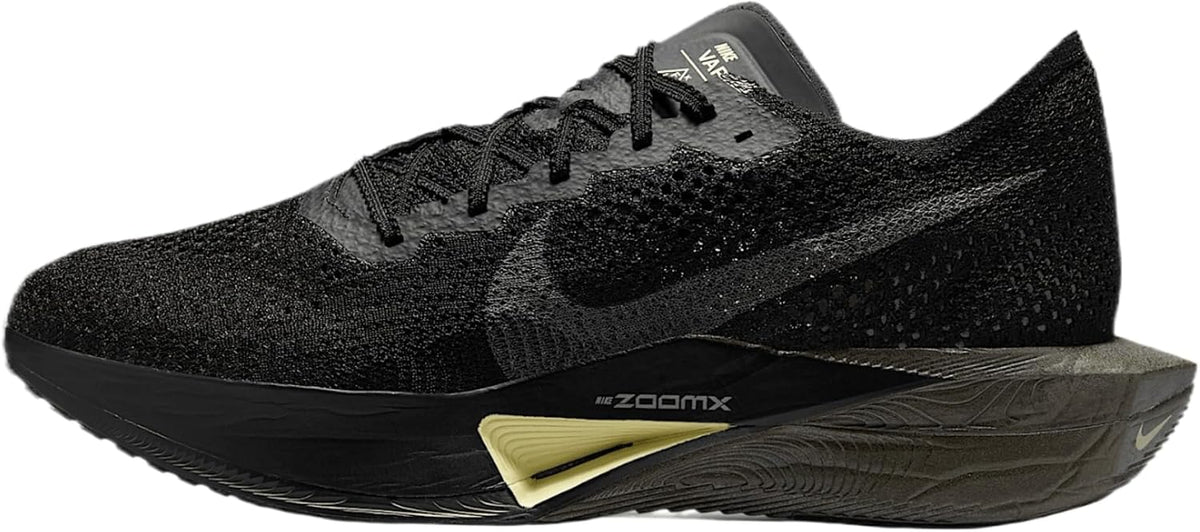 Nike Zoomx Vaporfly Next% 3 Sneaker, Black/Olive Aura/Metallic Medium