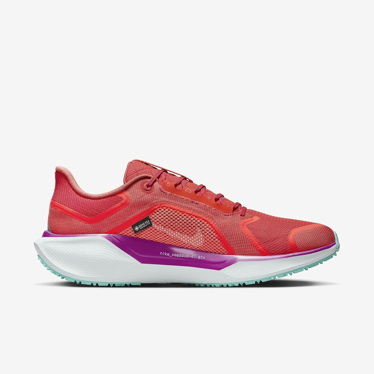 Nike Pegasus 41 Running Shoes, Picante Red/Bright Crimson/Vivid Grape