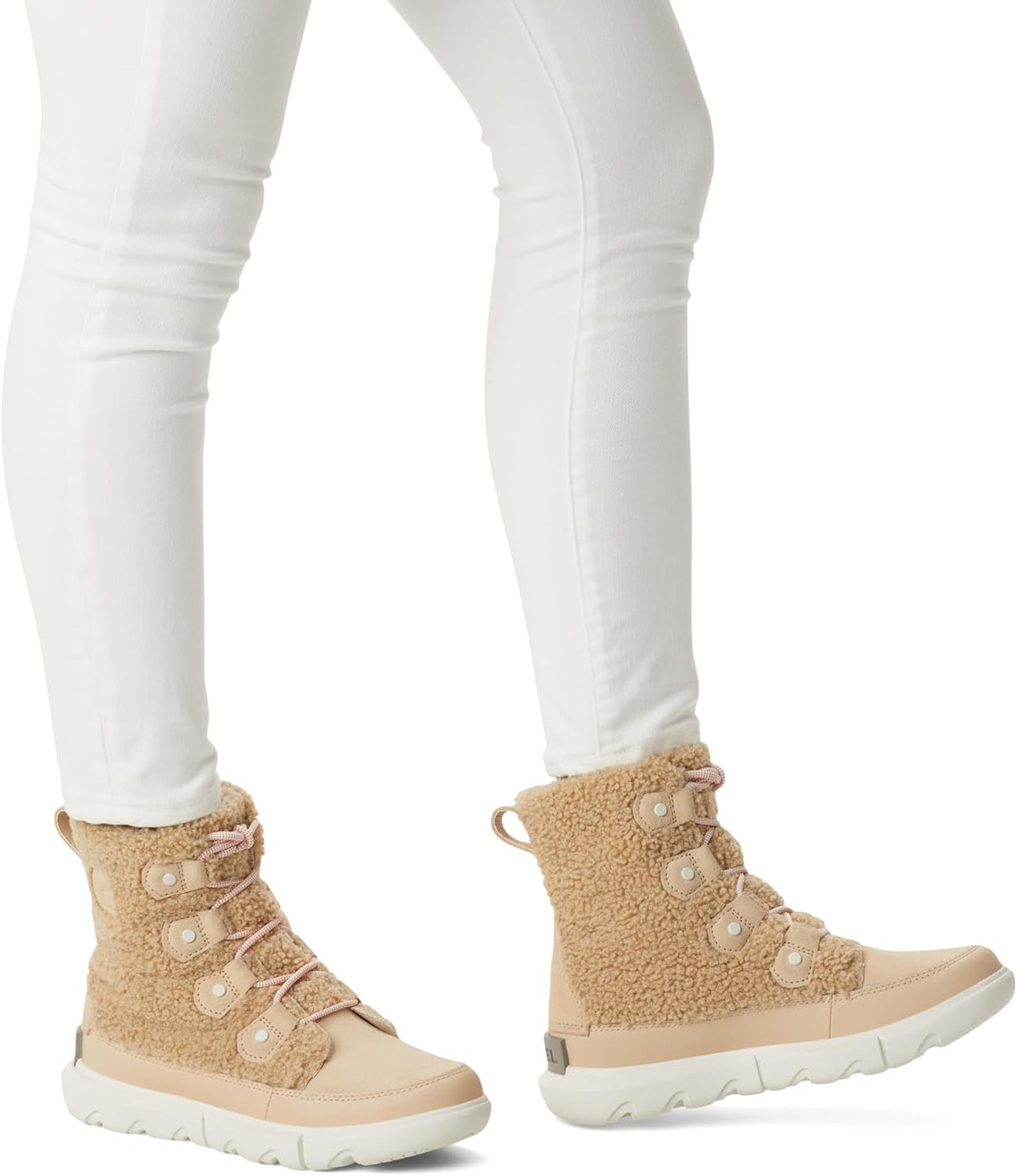 SOREL Explorer II Joan Cozy Boot - Nova Sand, Sea Salt -