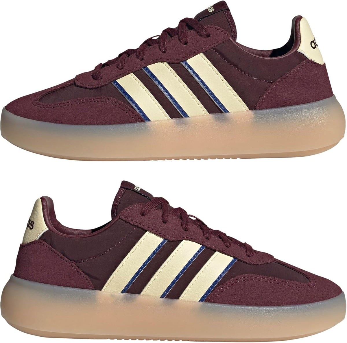 Adidas Barreda Decode Sneaker, Maroon/Warm Vanilla/Team Royal Blue