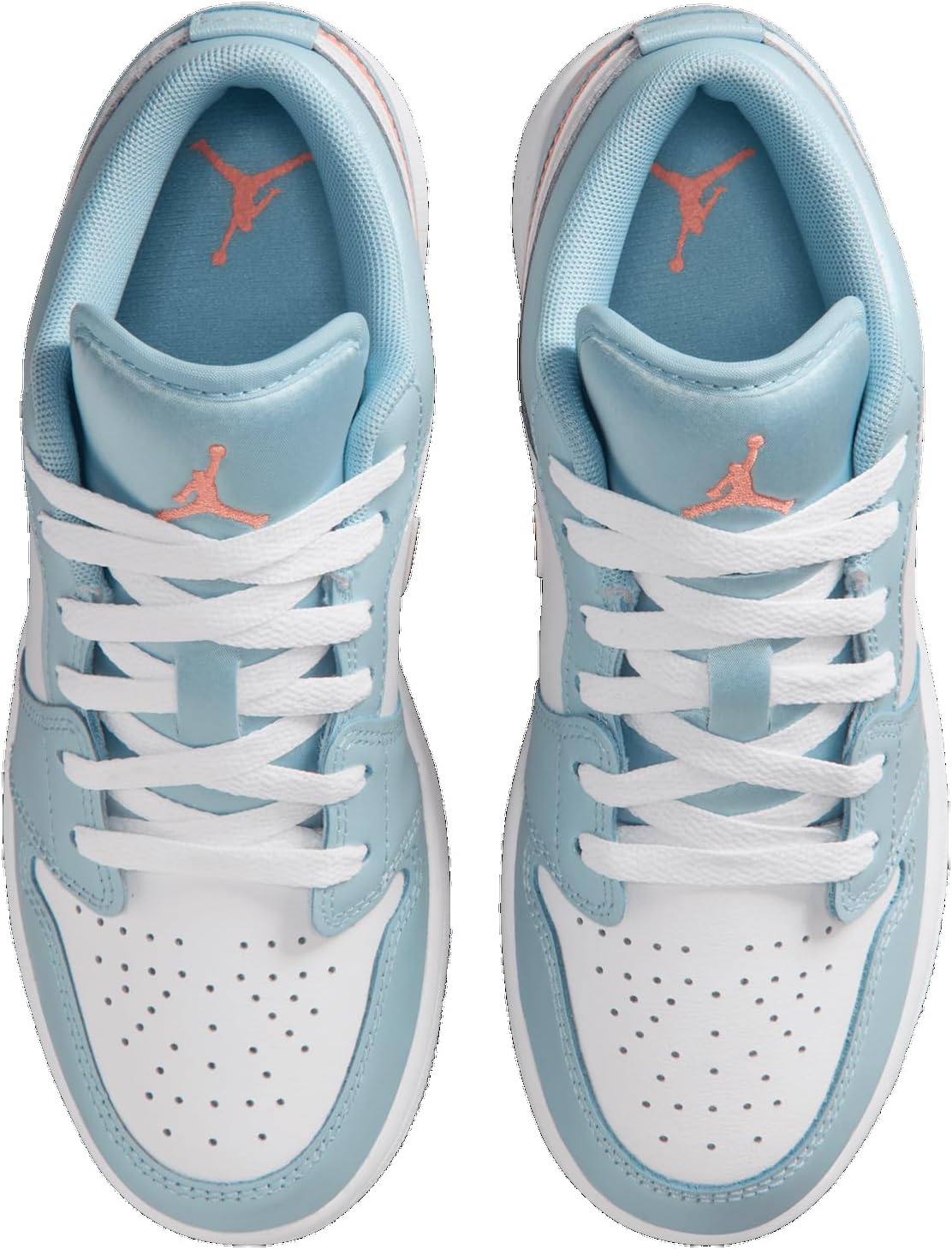 Jordan Air 1 Low SE - Grade School (Ocean Bliss/White/Atomic Pink), Ocean Bliss/Atomic Pink-white