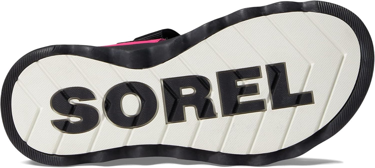 SOREL Viibe Sandals - Fuchsia Fizz, Black -