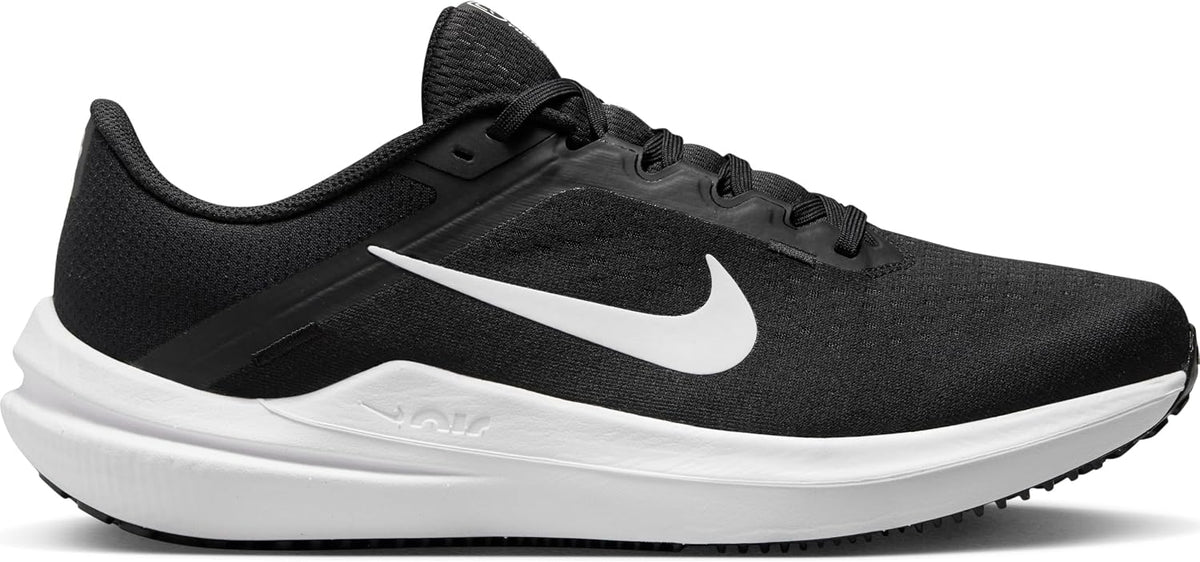 Nike Air Winflo 10 Running Shoes, BLACK/WHITE-BLACK, 11 UK (12 US)