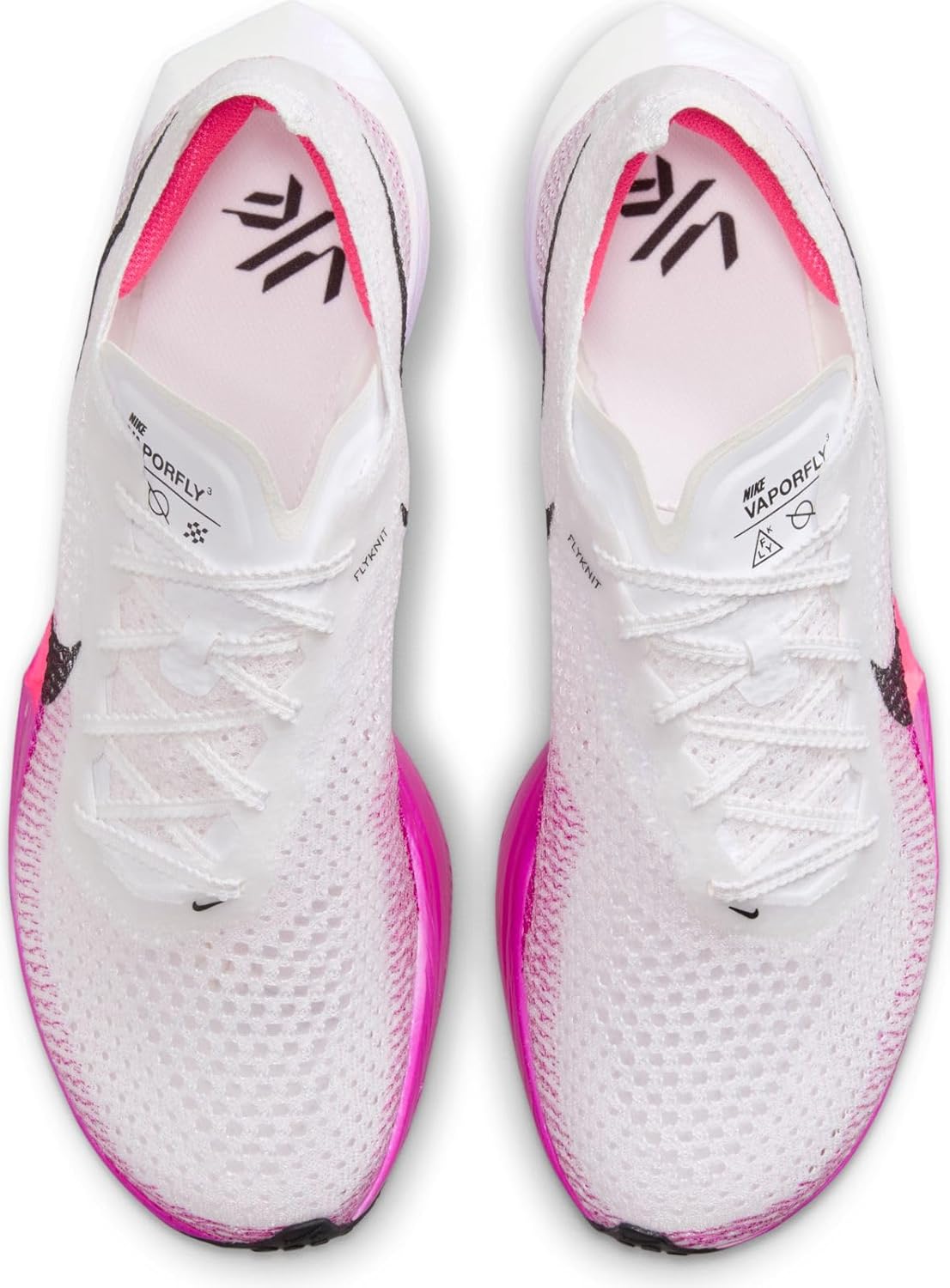 Nike Vaporfly 3 Road Racing Shoes, White/Vivid Purple/Purple