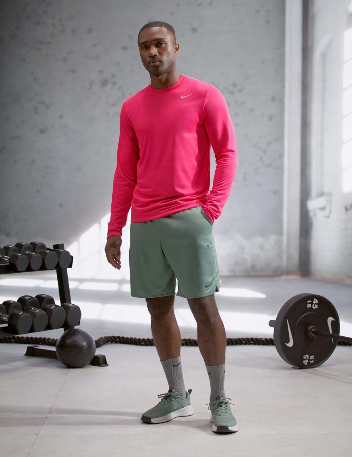 Dri-FIT Legend Tee (480 - Game Royal/Black), Rush Pink/Matte Silver