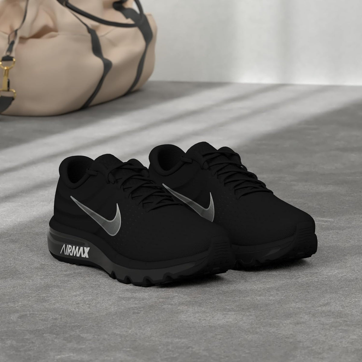 Nike Air Max 2017 Black/Black/Black Running Shoe 8