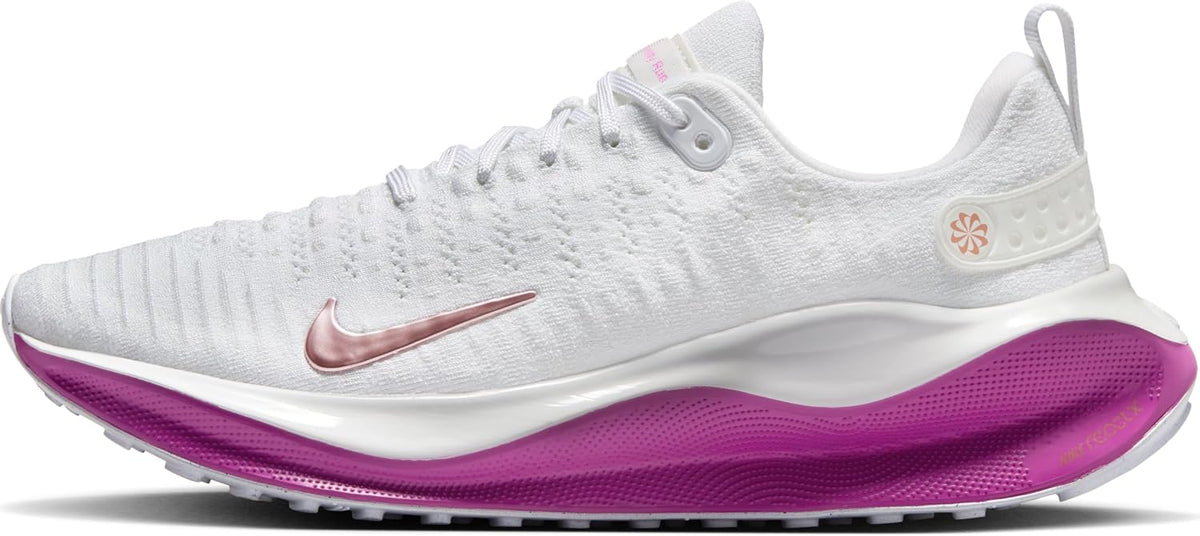 Nike Infinityrn 4 Road Running Shoes for, White MTLC Red Bronze Hot Fuchsia