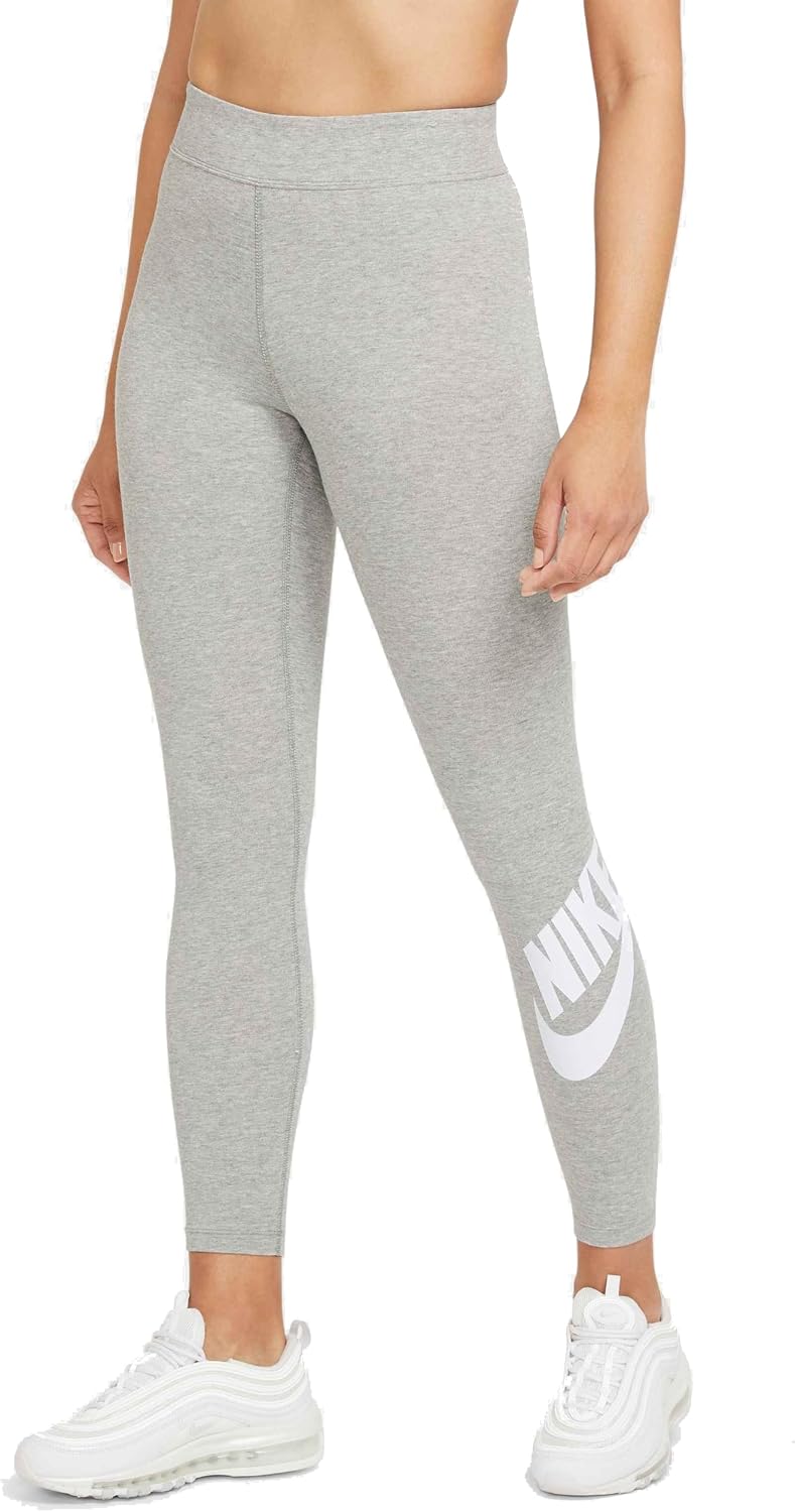 Nike Sportswear Essential Heather Gray High Rise Legging