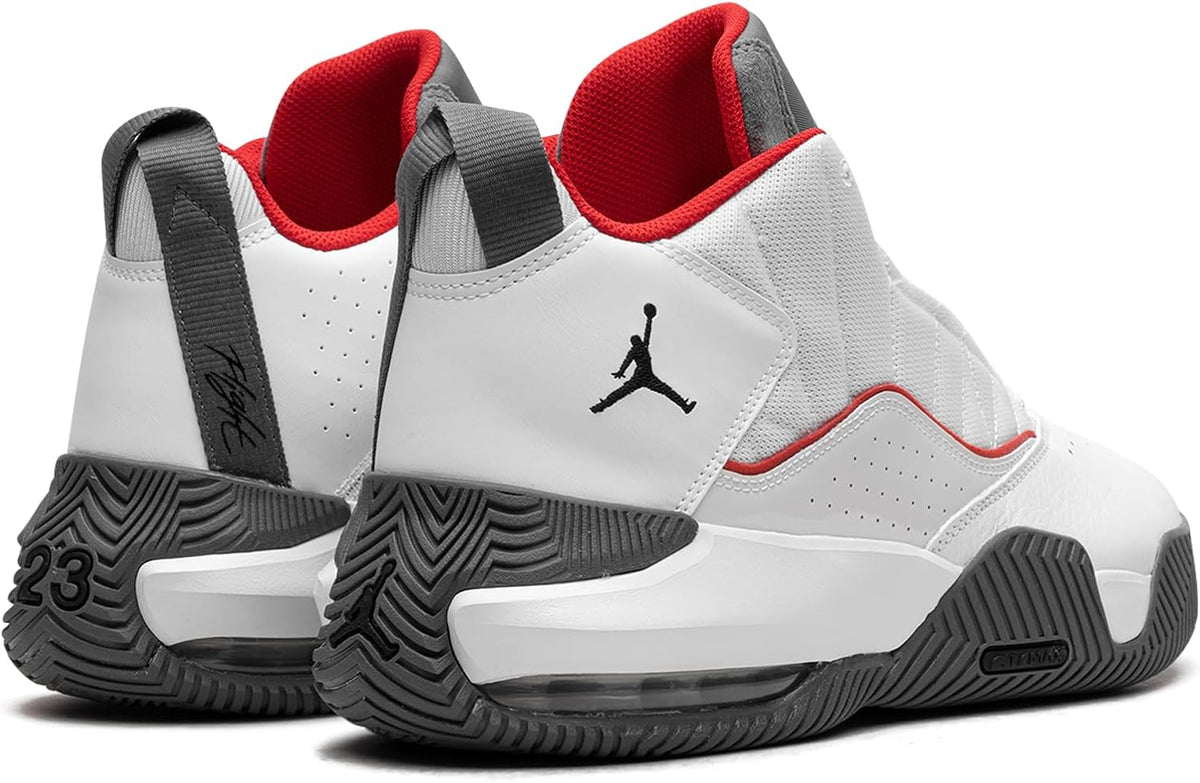 Jordan Stay Loyal White University Red (White/Black-Light Graphite, us_Footwear_Size_System, Adult, Numeric, Medium