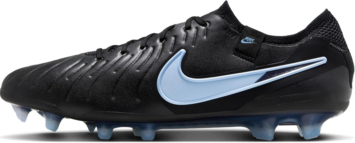 Nike Tiempo Legend 10 Elite Firm-Ground Low-Top Soccer Cleats (Black/Black), Black/Black