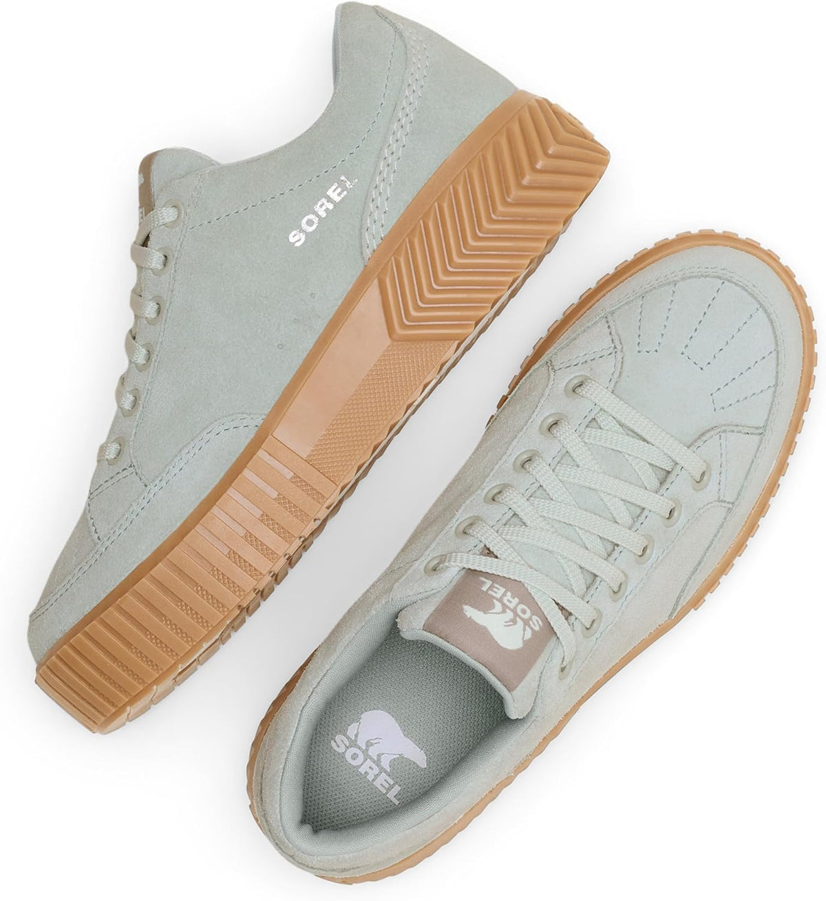 SOREL ONA Ave Low Sneaker, Cool Green/Gum