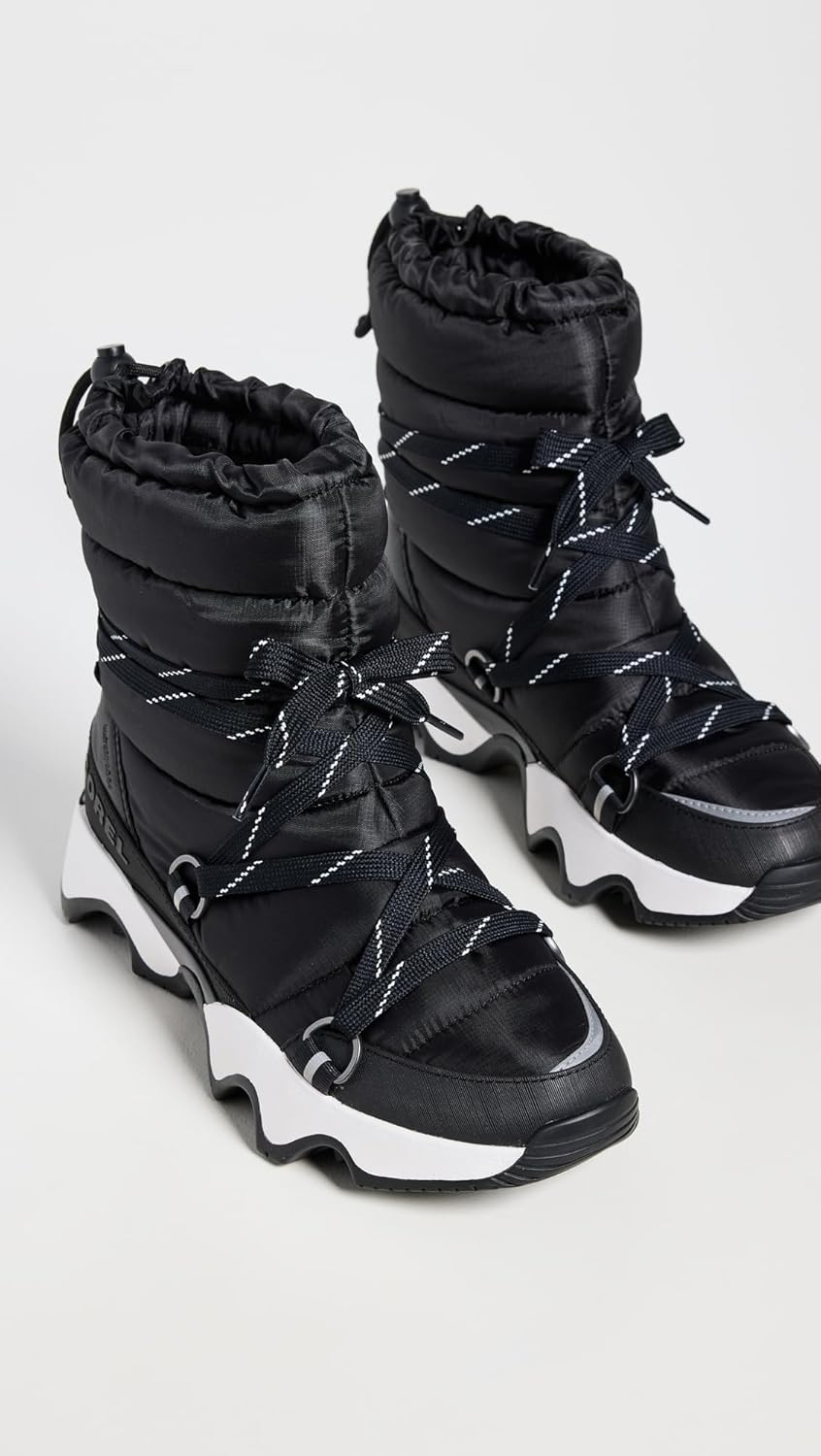 Sorel Kinetic Impact NXT Boot Waterproof Shoes - Black, Sea Salt -