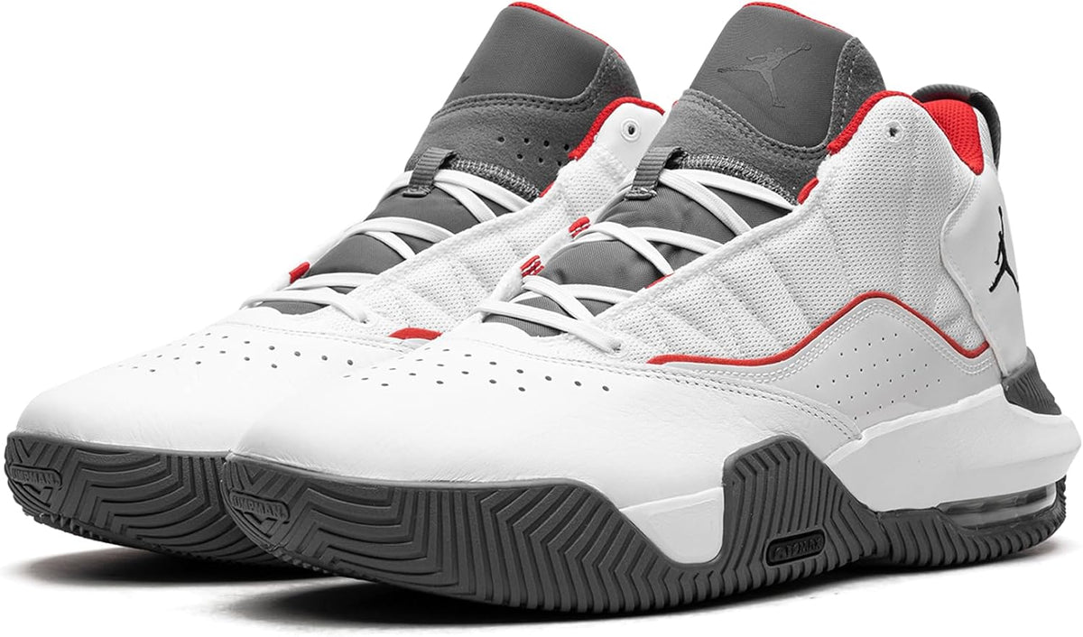 Jordan Stay Loyal White University Red