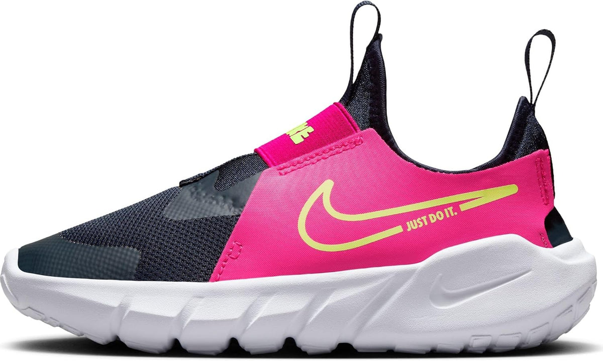 Nike Flex Runner 2 (TDV), Dark Obsidian Lime Blast Fireberry White