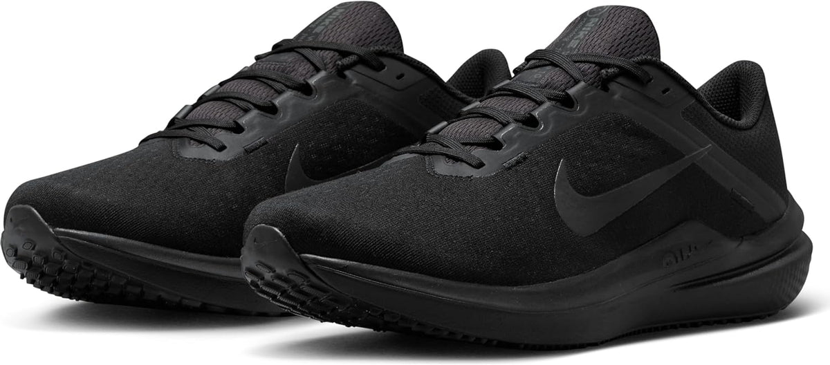 Nike Air Winflo 10 Trainers, Black Black Black Anthracite