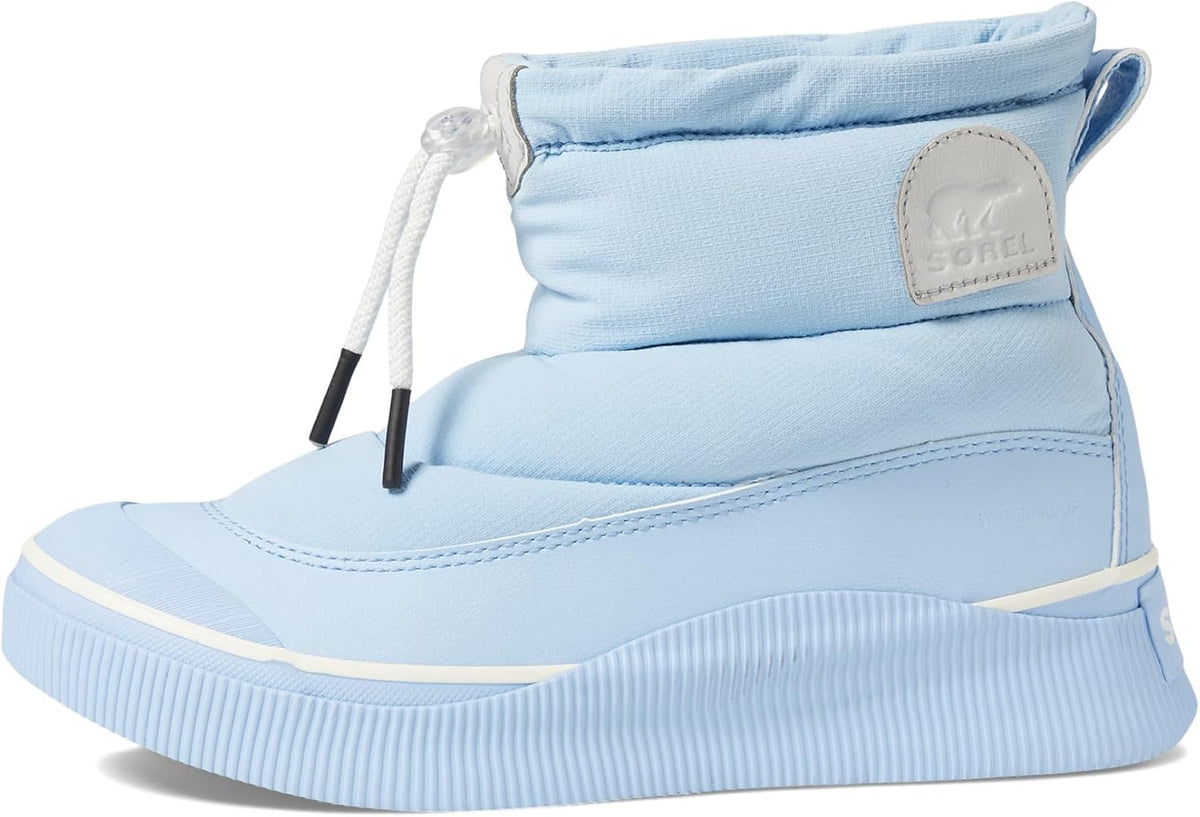 SOREL Out N About lV Puffy Waterproof Boot - Arctic Sea, Chalk -