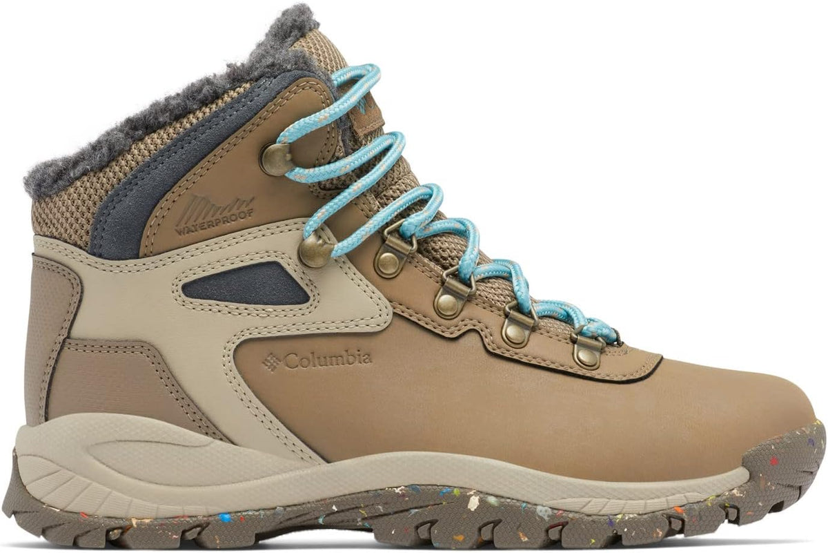 Columbia Newton Ridge Plus Omni Heat Hiking Shoe, Wet Sand/Sea Wave