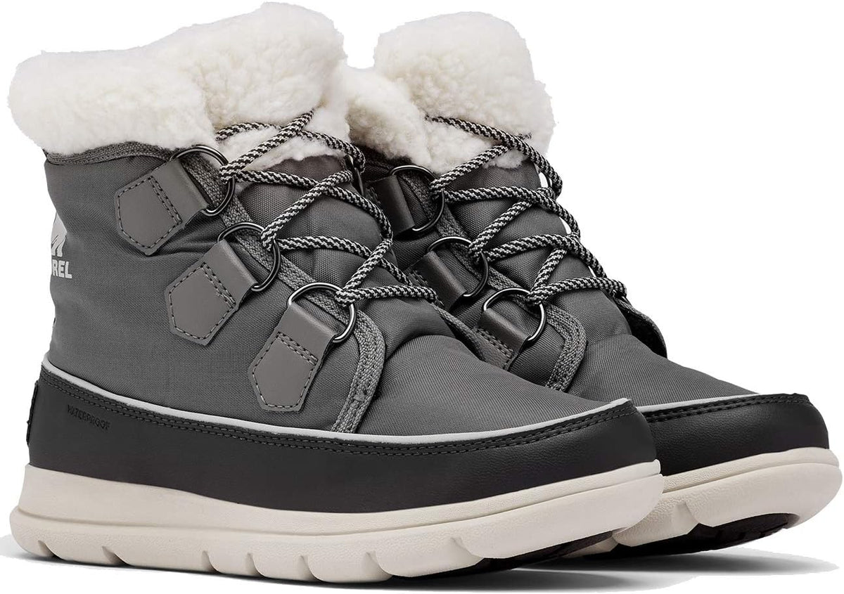 Sorel Explorer Carnival Winter Boots, 2 AU, Quarry