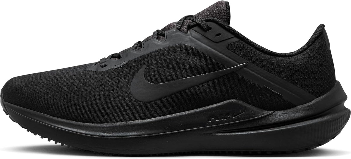 Nike Air Winflo 10 Trainers, Black Black Black Anthracite