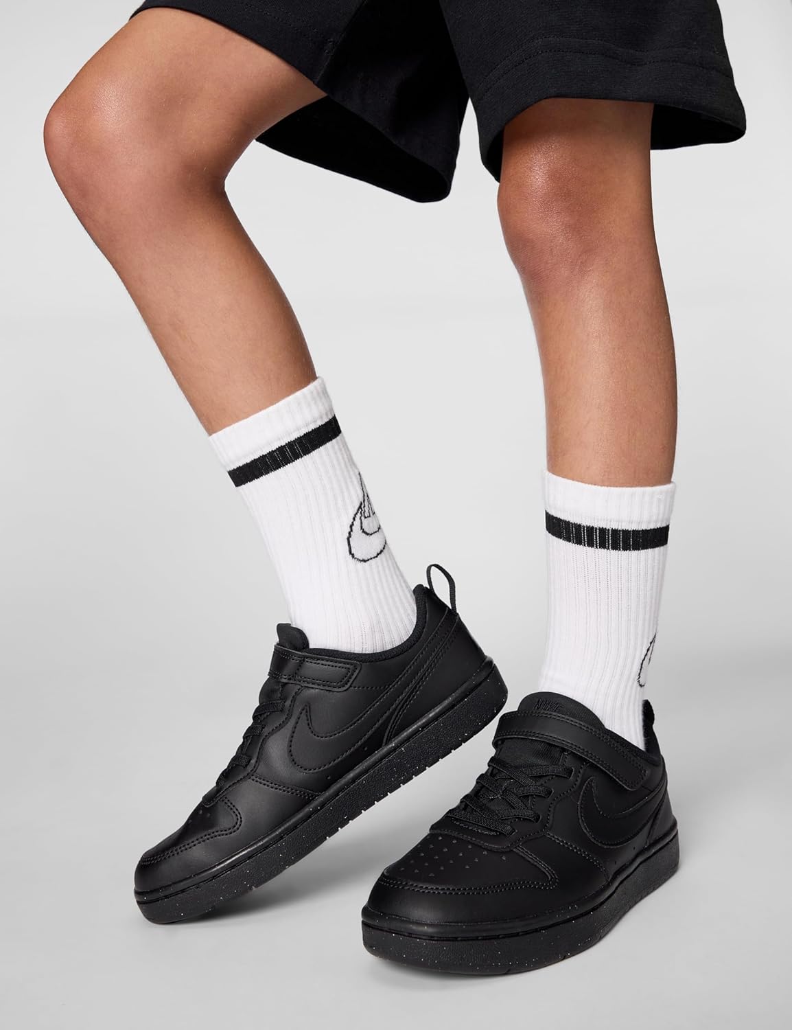 Nike Court Borough Low Recraft, Sneaker, Black/White