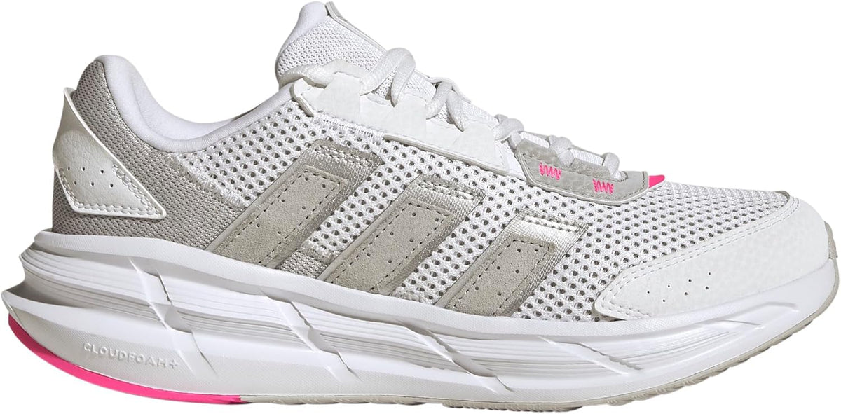 Adidas Astrastar, White/Silver Metallic/Lucid Pink