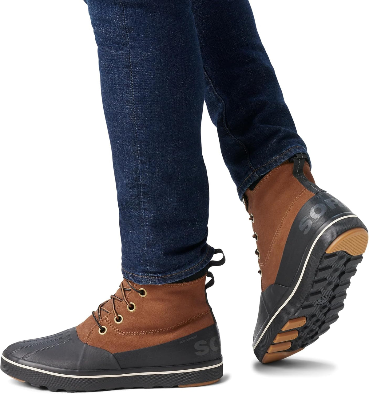 SOREL Metro ll Waterproof Boot - Velvet Tan, Black -