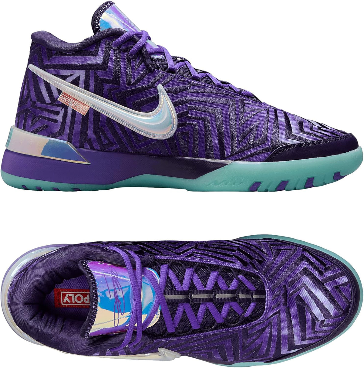 Lebron NXXT Genisus EP Basketball Shoes, Persian Violet/Imperial Purple/Glacier Ice/White
