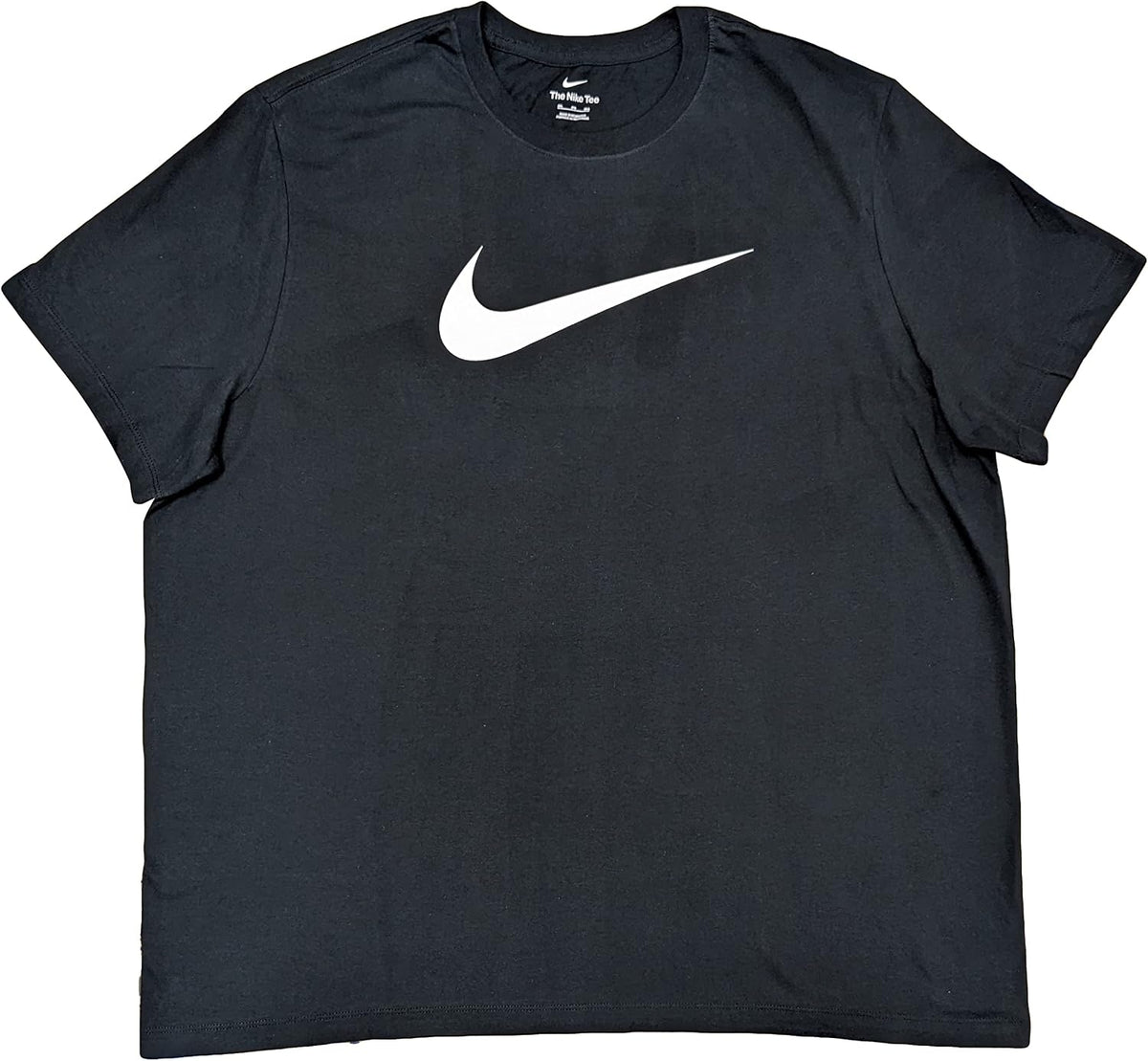 Nike Dri-FIT Training T-Shirt, Black (White Logo)