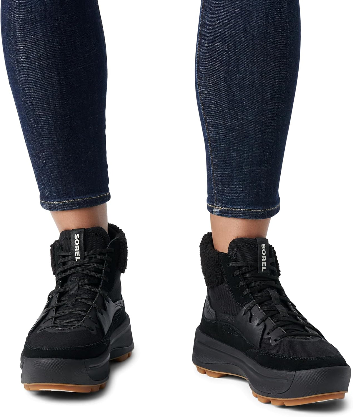Sorel ONA 503 Mid Cozy Shoes - Black, Black -