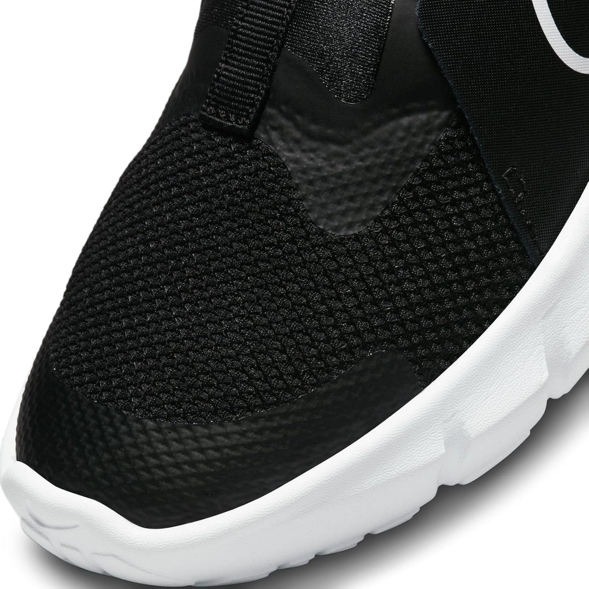 Nike Kid's Flex Runner 2 First Walker Shoe, Black White Photo Blue Univers