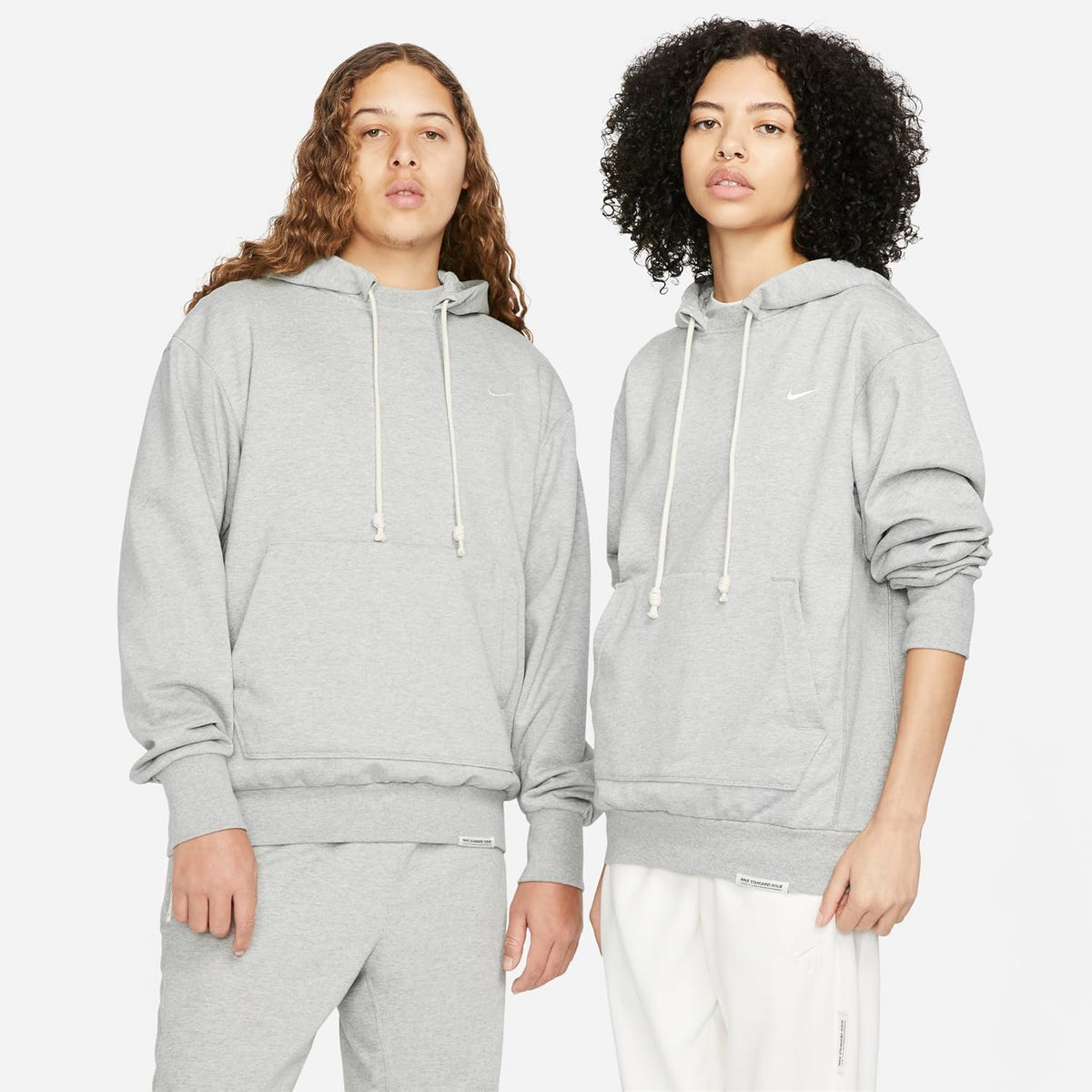 Nike Dri-FIT Issue Pullover Basketball Hoodie (US, Alpha, Small, Regular, Regular, Dark Grey Heather/Pale Ivory