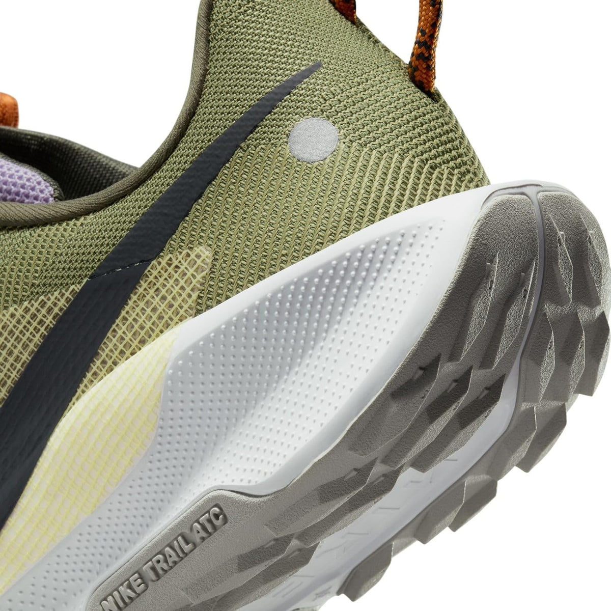 Nike REACTX Pegasus Trail 5 Laced Shoes, MED Olive/Anthracite-Neutral Olive-Vapor